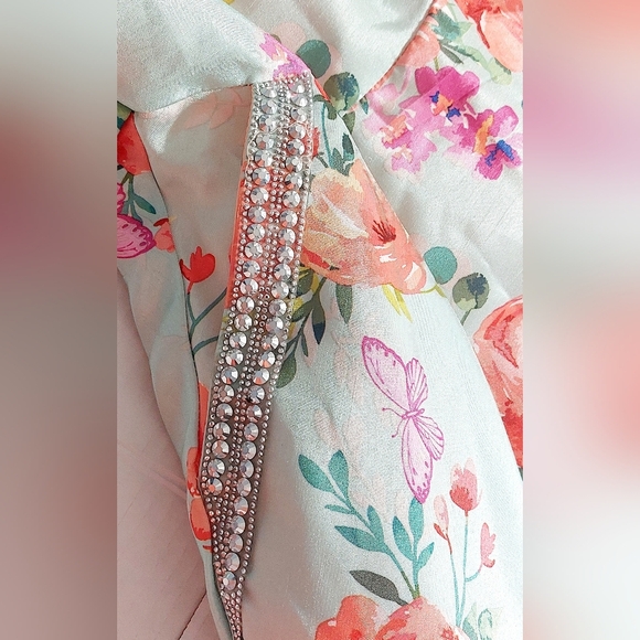 Wonder Nation Girls Special Occasions Dress Wedding Easter Spring Sz 10 High Low - Picture 7 of 9